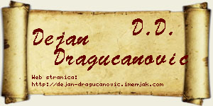 Dejan Dragucanović vizit kartica